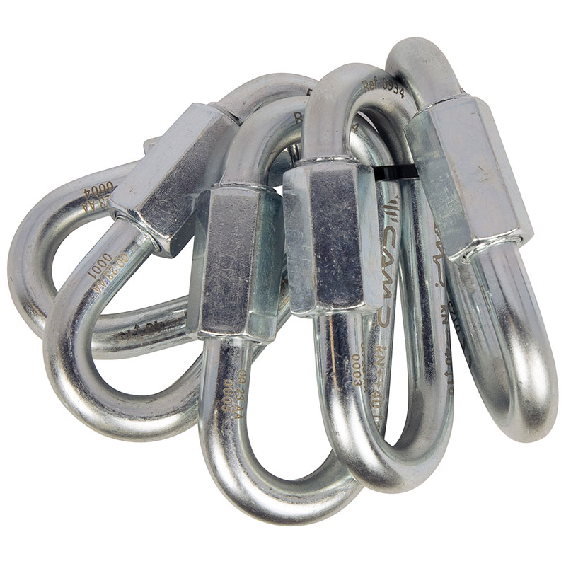 CAMP Set 5 Oval Quick Link Steel 8mm Zinc Plated